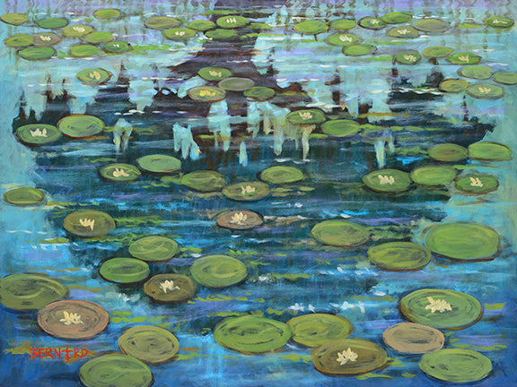 Lilies Near the Live Oak