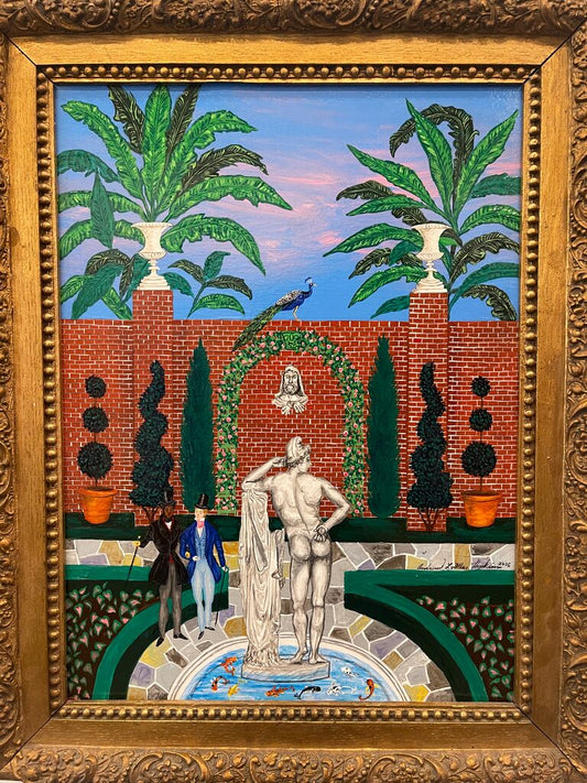 French Quarter Courtyard of Two Confirmed Bachelors