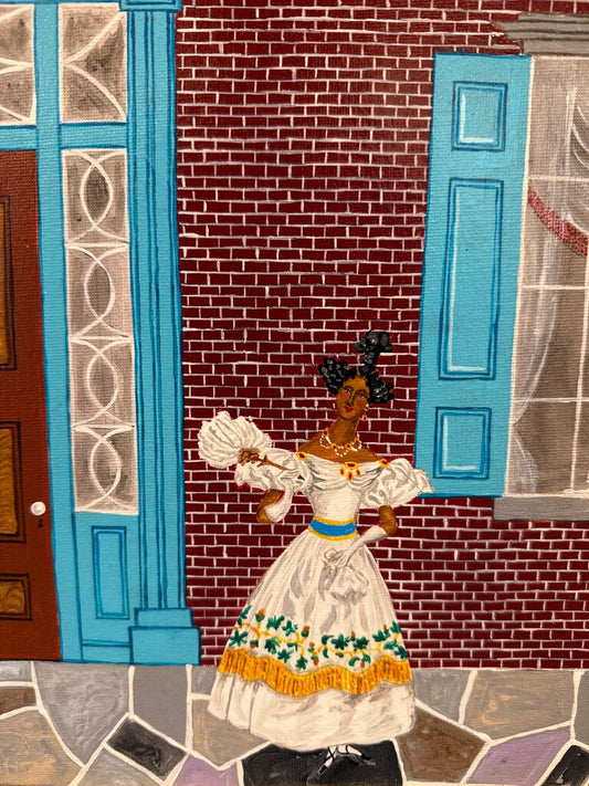 Free Woman of Color with a Coiffure a la Giraffe Hairstyle