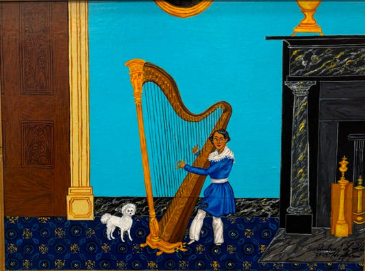Creole Free Boy of Color Harpist