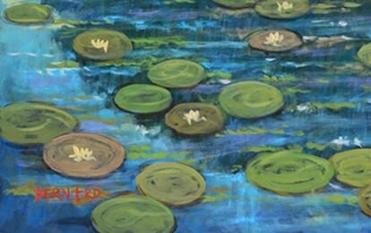 Lilies Near the Live Oak