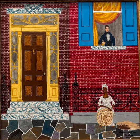 Making a Charleston Sweetgrass Rice Fanner Basket