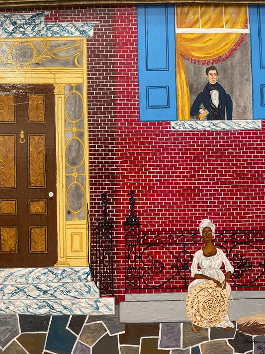 Making a Charleston Sweetgrass Rice Fanner Basket