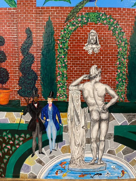 French Quarter Courtyard of Two Confirmed Bachelors