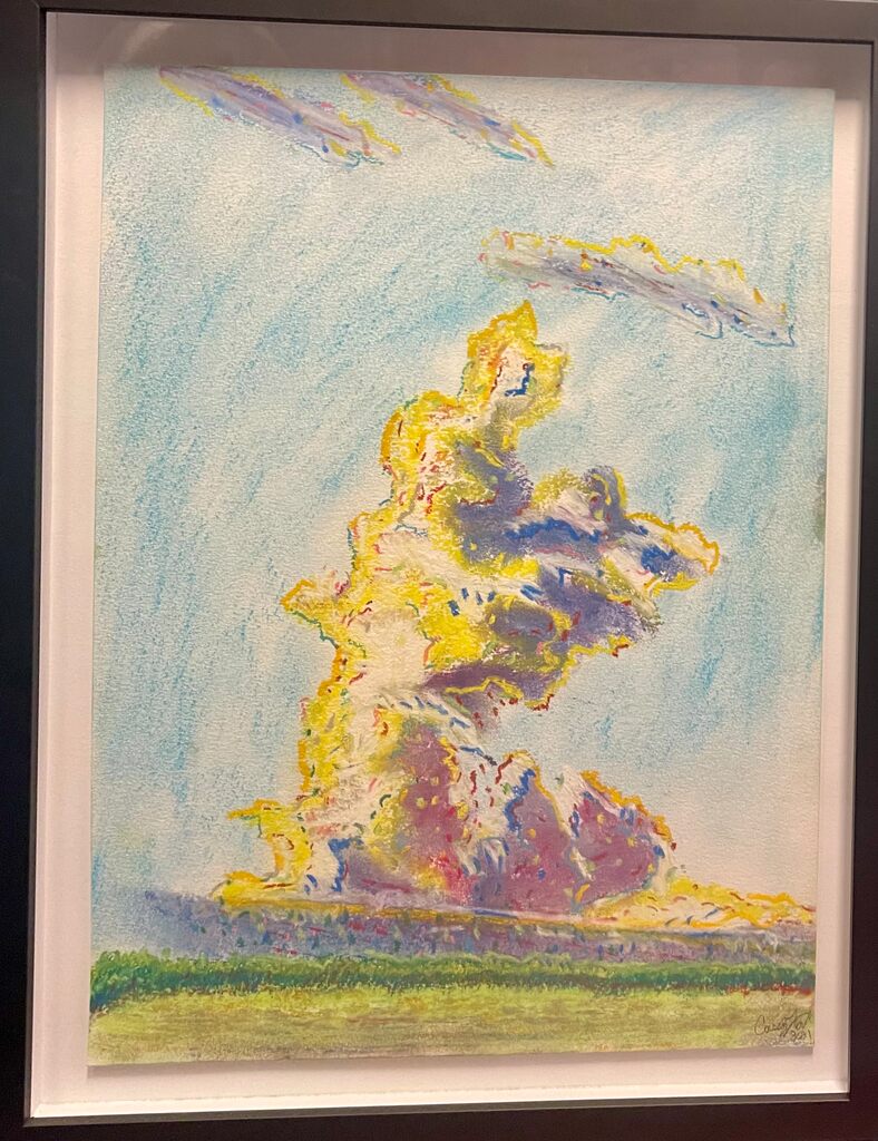 Distant Storm Over Sugar Cane Fields