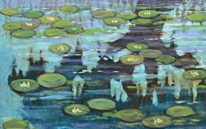 Lilies Near the Live Oak